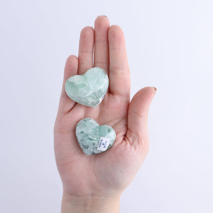 Fluorite Hearts Set of 7 - Expert Wholesale and Supplier of Wholesale Crystals & Bulk Gemstones, ["Fluorite","Hearts","Mexico"]