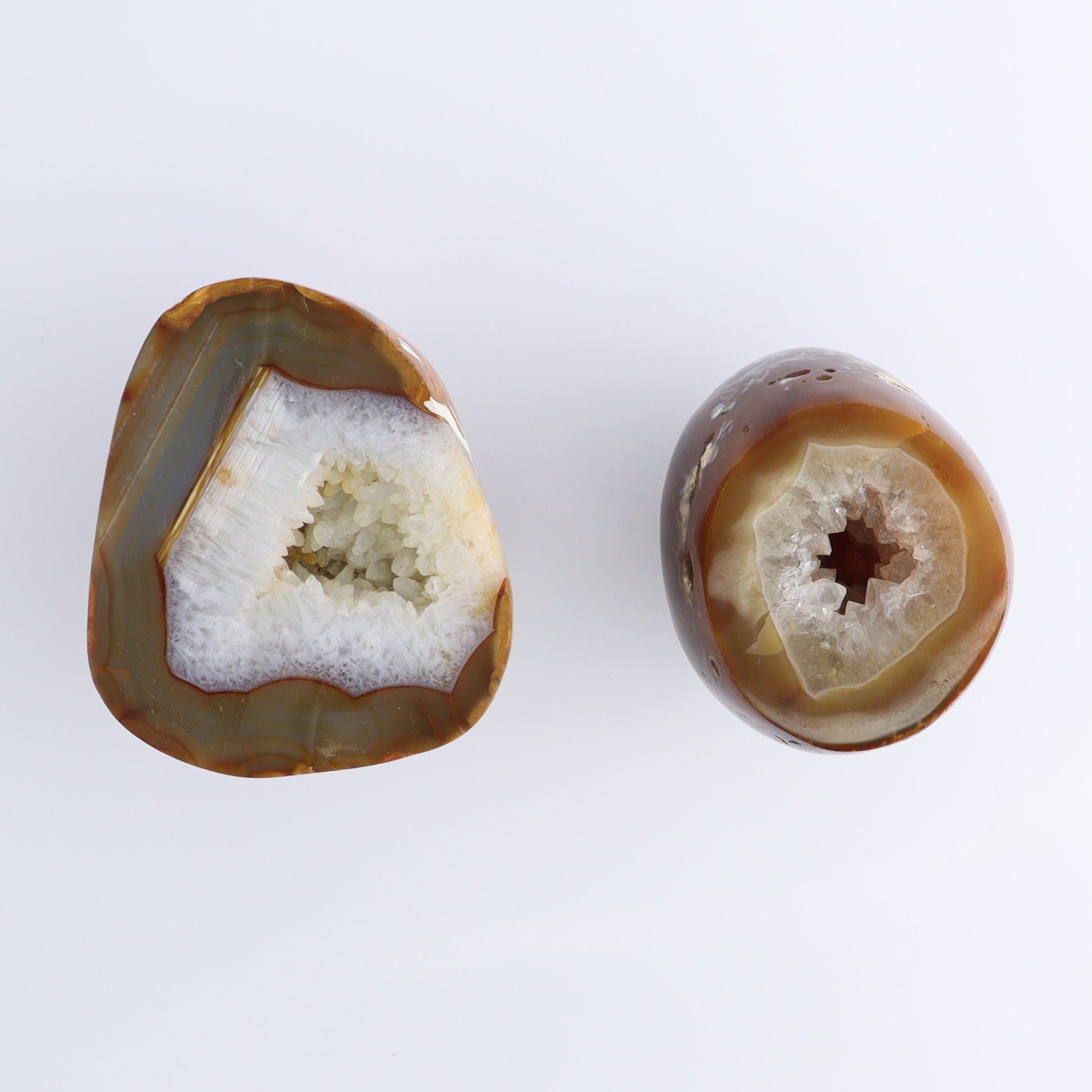Carnelian Geodes Set of 2 - Expert Wholesale and Supplier of Wholesale Crystals & Bulk Gemstones, ["carnelian","Geodes","Madagascar"]