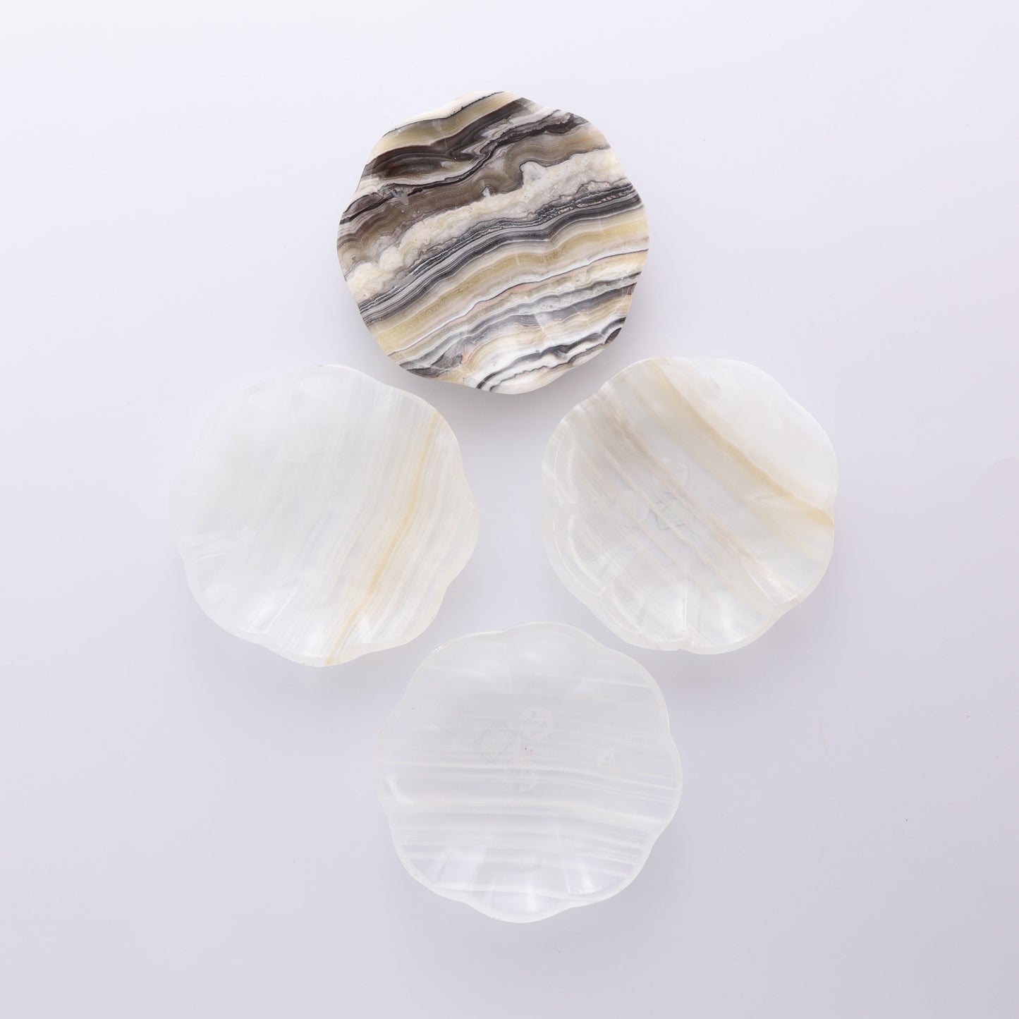 Onyx Margarita Plates Set of 8 - Expert Wholesale and Supplier of Wholesale Crystals & Bulk Gemstones, ["Margarita Plates","Mexico","onyx"]