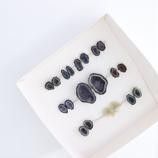 Tabasco Geodes 10 Pairs - Expert Wholesale and Supplier of Wholesale Crystals & Bulk Gemstones, ["Geodes","Tabasco Geode"]