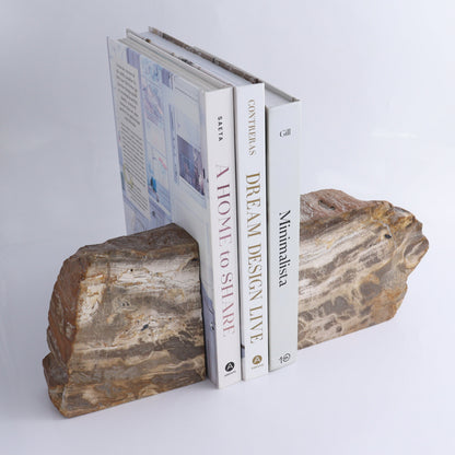 Bookends Petrified Wood - Expert Wholesale and Supplier of Wholesale Crystals & Bulk Gemstones, ["Bookends","Indonesia","Petrified Wood"]