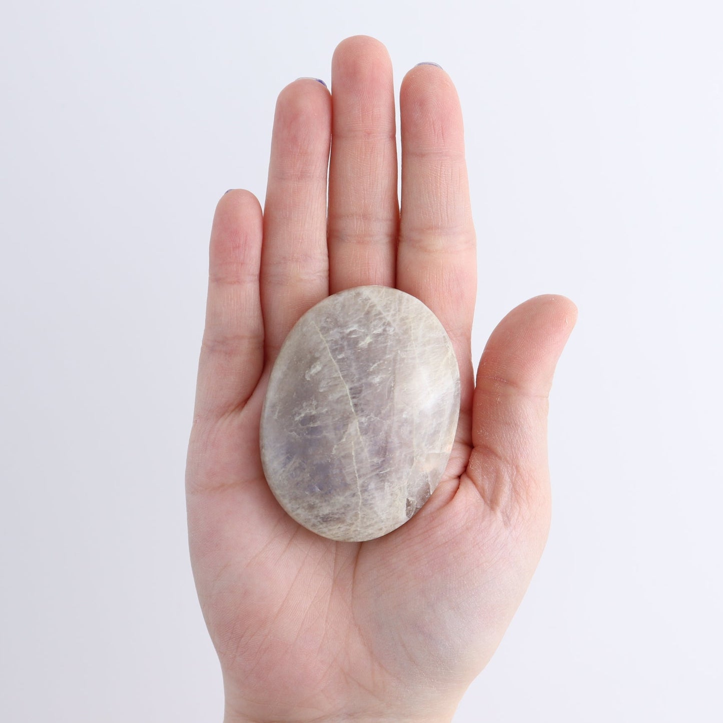 Moonstone Palm Stones Set of 7