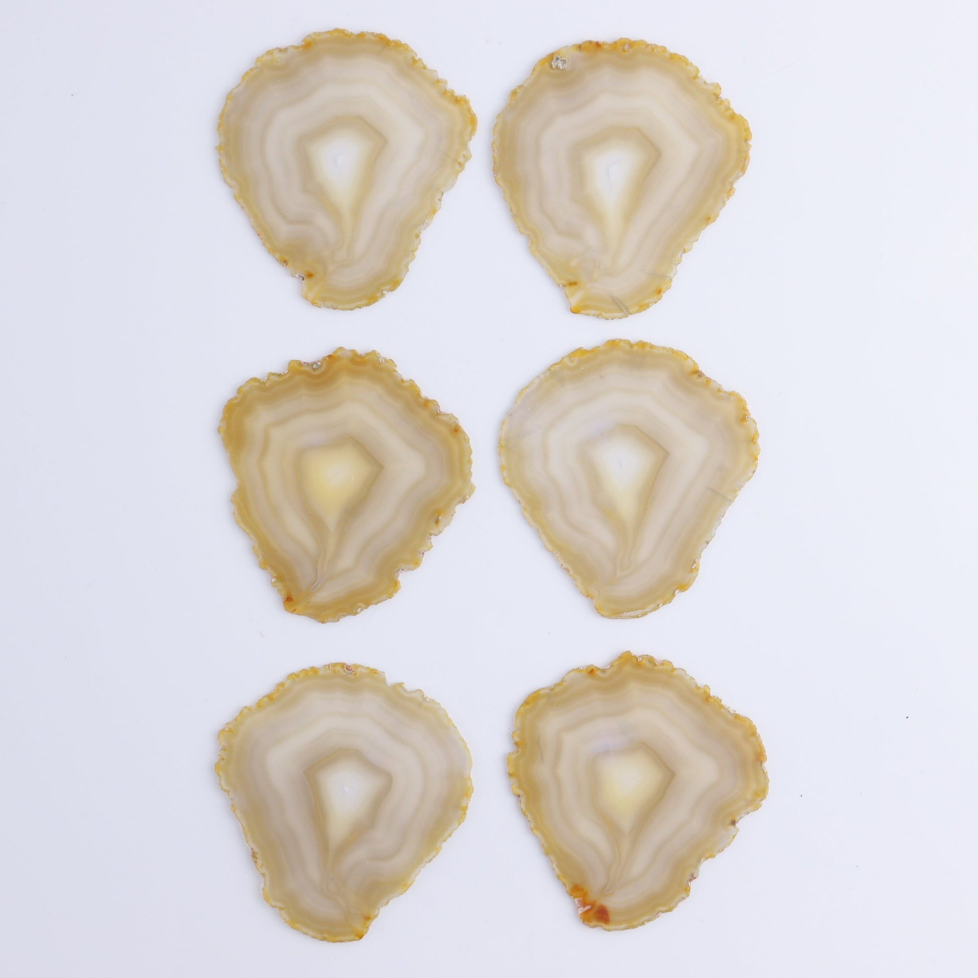 Iris Agate Slices Set of 6 - Expert Wholesale and Supplier of Wholesale Crystals & Bulk Gemstones, ["Agate","Iris Agate","Slices and Slabs"]
