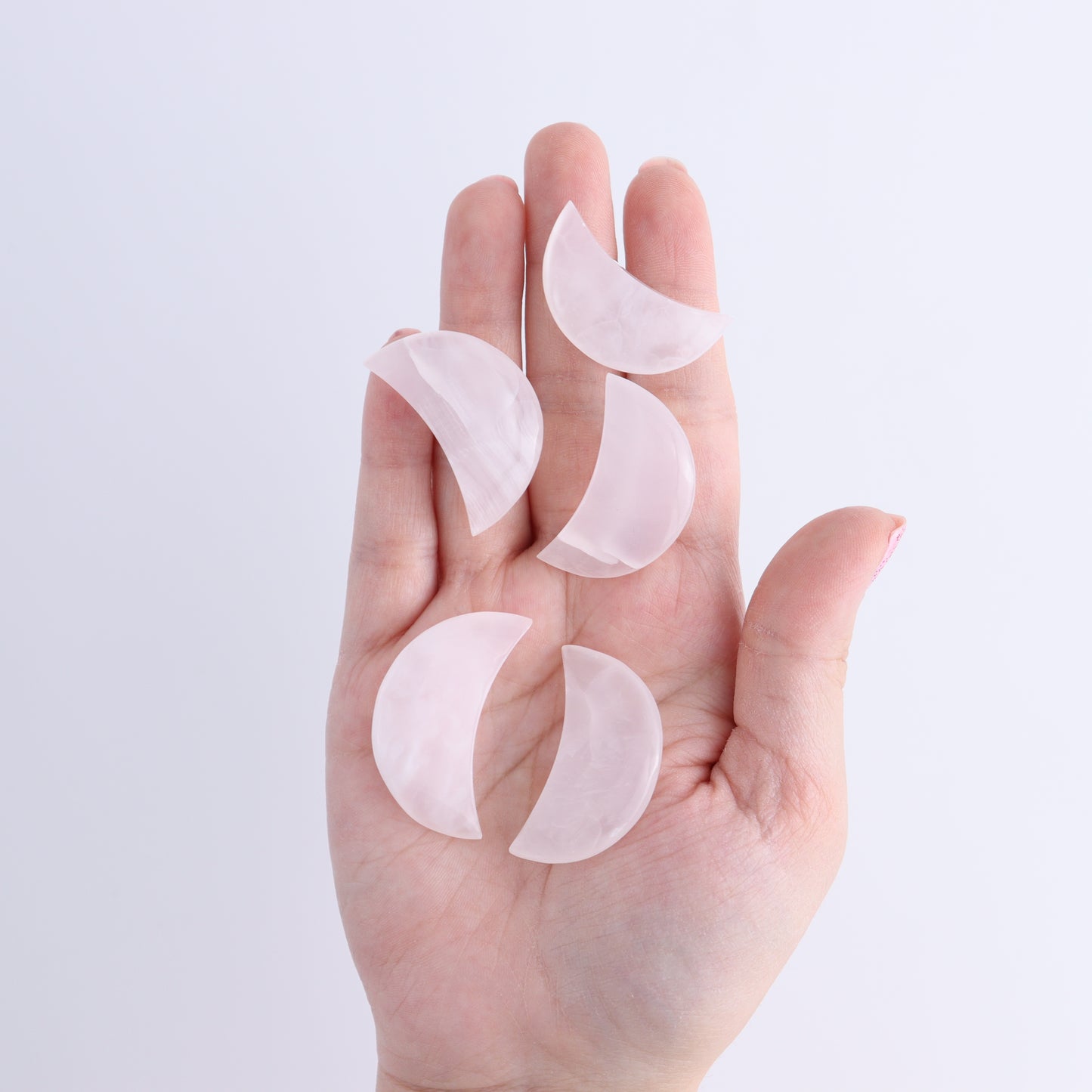 One Mangano Calcite Little Moon - Expert Wholesale and Supplier of Wholesale Crystals & Bulk Gemstones, ["Calcite","Mangano Calcite","manganocalcite","moons","Pakistan"]