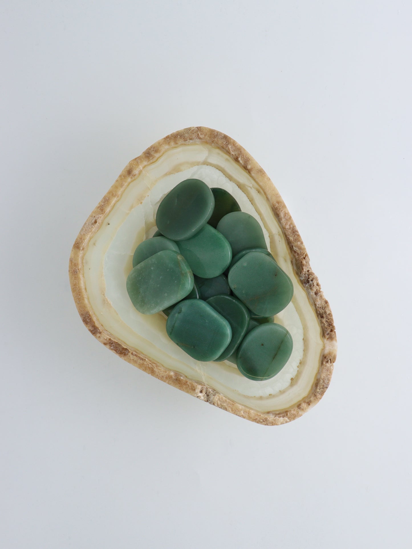 1/2kg Green Aventurine Smooth Stones - Expert Supplier of Wholesale Crystals & Bulk Gemstones