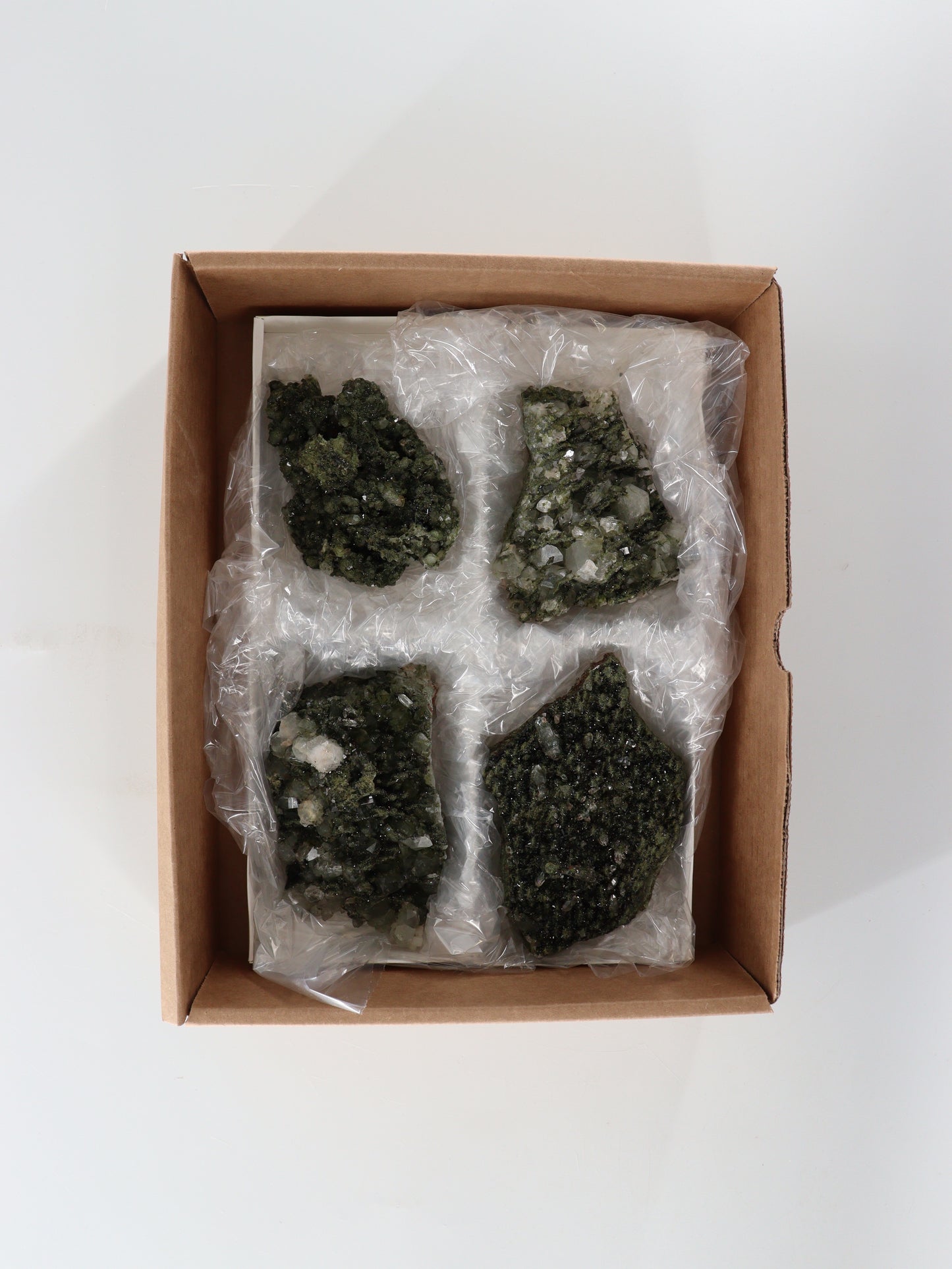 Epidote Flat Set of 4 - Expert Wholesale and Supplier of Wholesale Crystals & Bulk Gemstones, []