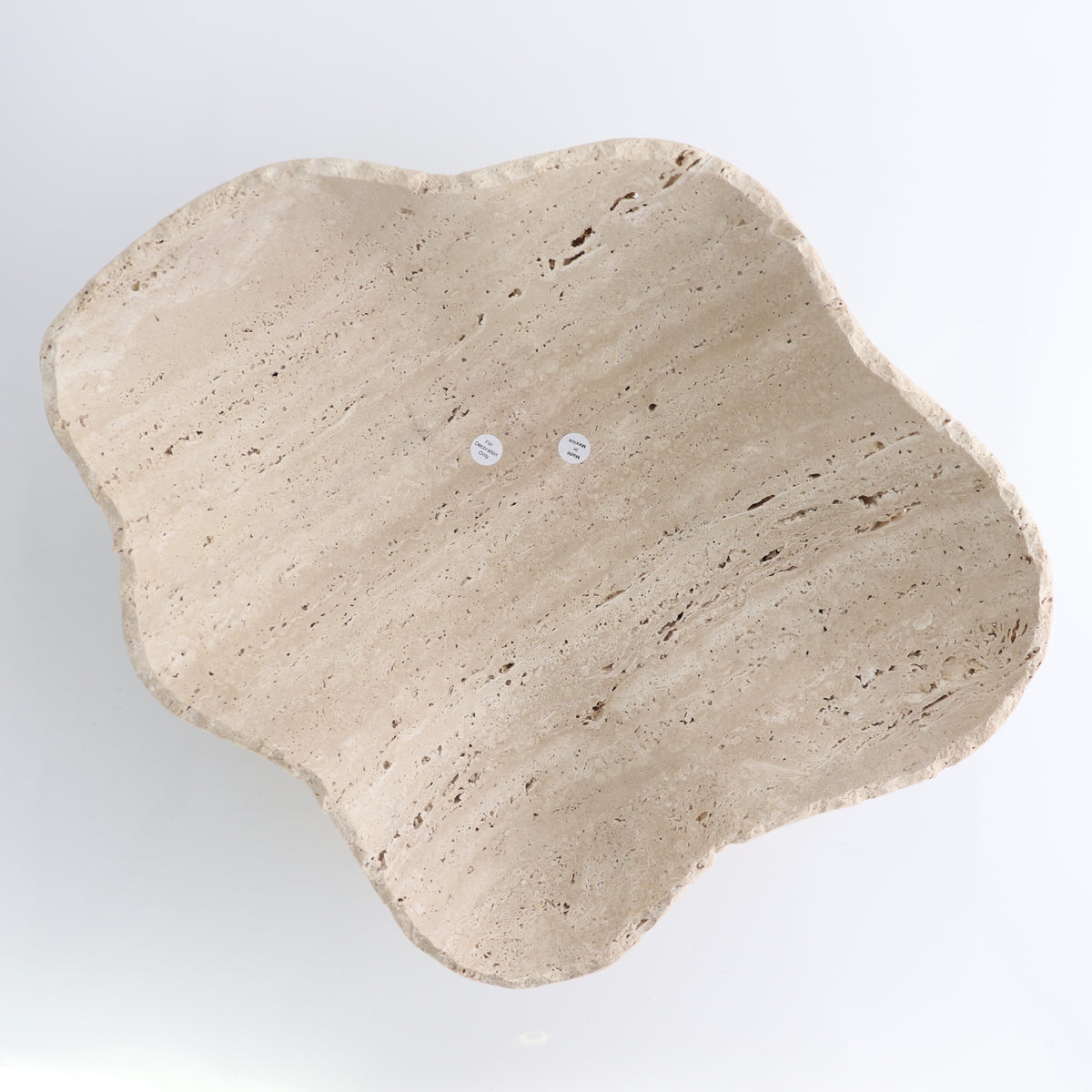 Mexican Travertine Bowl 14"