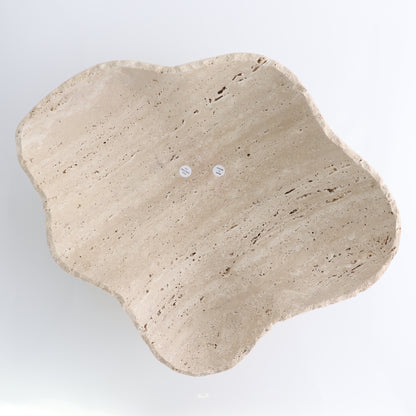 Mexican Travertine Bowl 14"