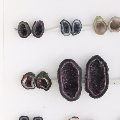 Tabasco Geodes 10 Pairs - Expert Wholesale and Supplier of Wholesale Crystals & Bulk Gemstones, ["Geodes","Tabasco Geode"]