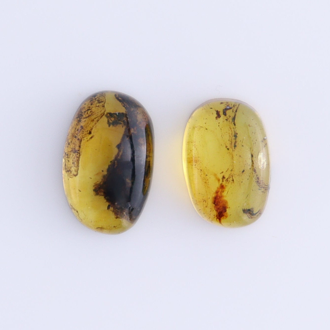 Chiapas Mexico Amber Cabs Set of 8 - Expert Wholesale and Supplier of Wholesale Crystals & Bulk Gemstones, ["Amber","Cabs","Chiapas Amber","Mexico"]