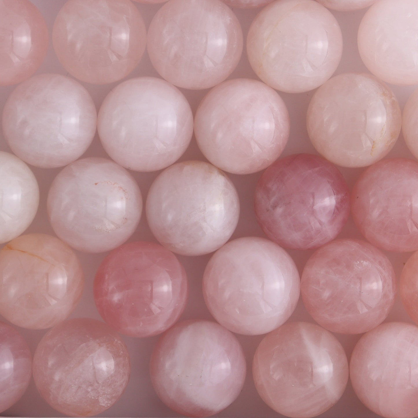 Rose Quartz Spheres 1 kg Set - Expert Wholesale and Supplier of Wholesale Crystals & Bulk Gemstones, ["Rose Quartz","Spheres"]