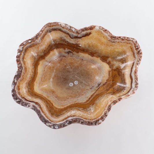 Mexican Onyx/Calcite Bowl 15"