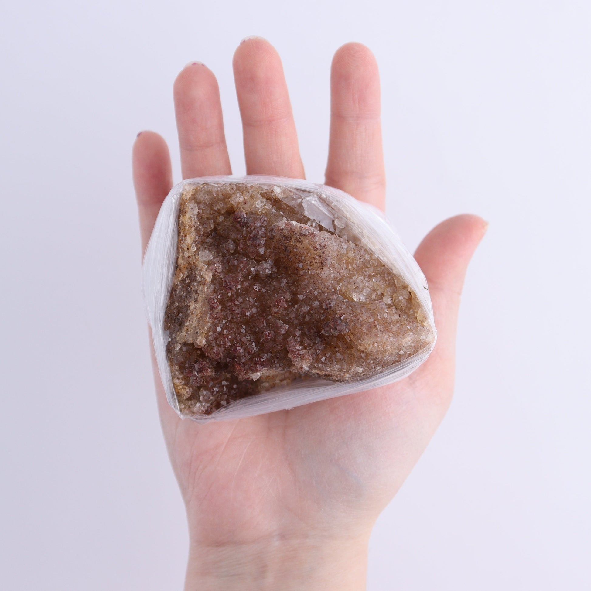 Quartz Hematite Inclusions Flat from Morocco - Expert Wholesale and Supplier of Wholesale Crystals & Bulk Gemstones, ["Flats","Hematite","Morocco","Quartz","Quartz Hematite"]