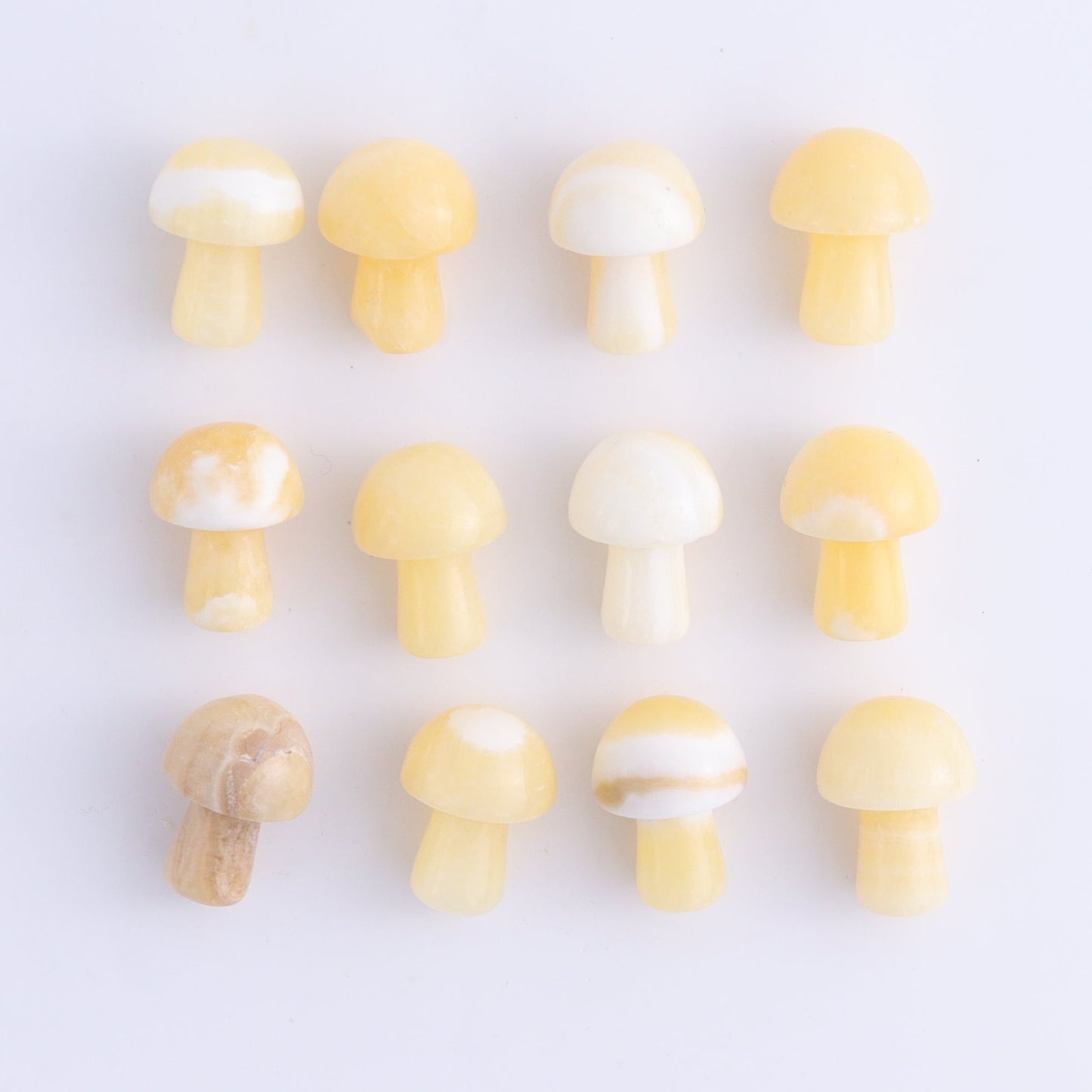 50 pcs Orange Calcite Mini Mushrooms - Expert Wholesale and Supplier of Wholesale Crystals & Bulk Gemstones, ["Calcite","Mushrooms","Orange Calcite"]