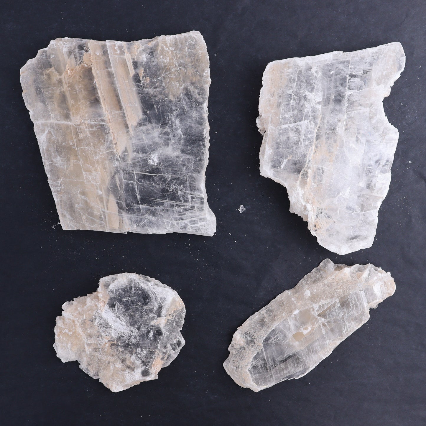 Selenite Slices Set of 4 - Expert Wholesale and Supplier of Wholesale Crystals & Bulk Gemstones, ["selenite","Slices and Slabs"]