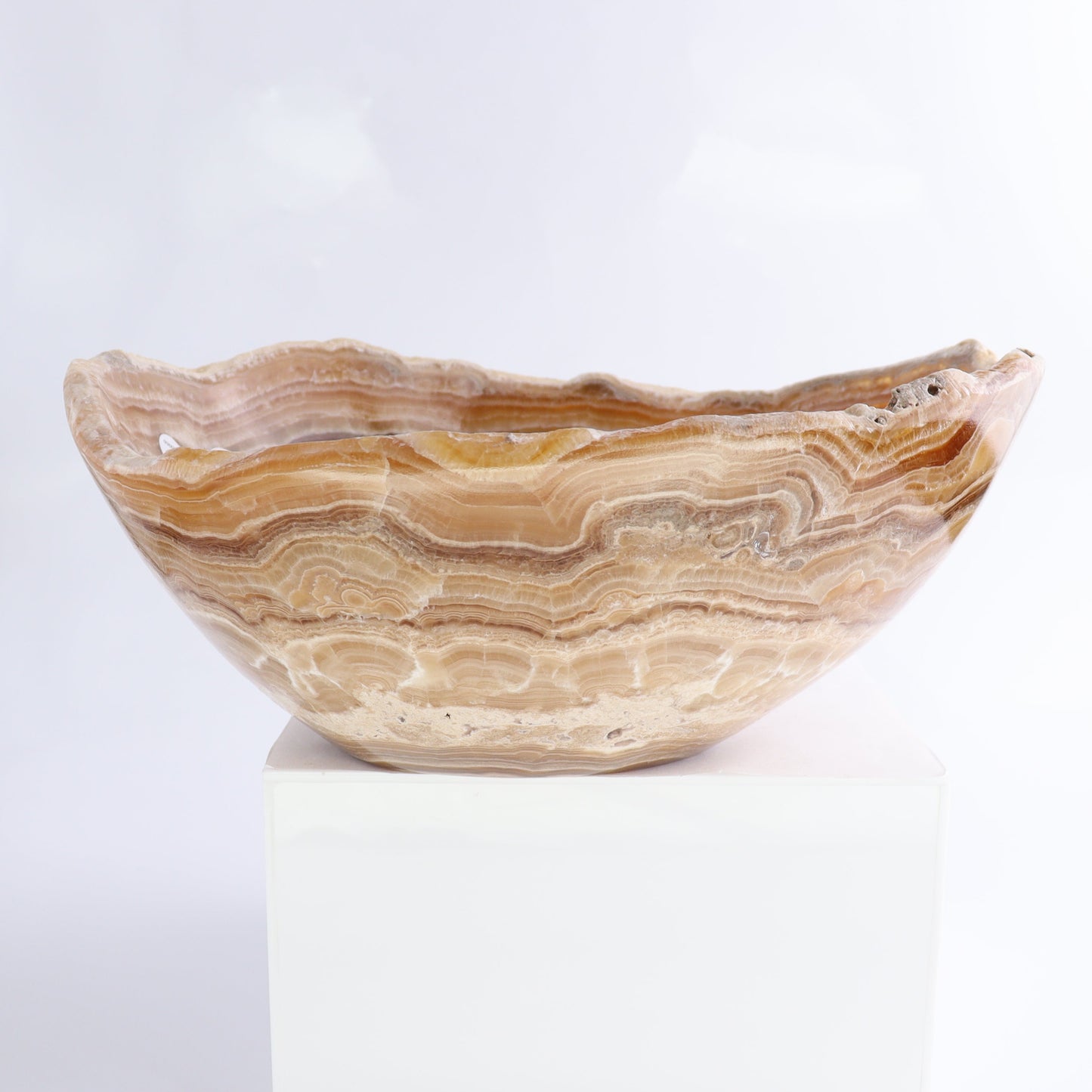 Mexican Onyx/Calcite Bowl - Expert Wholesale and Supplier of Wholesale Crystals & Bulk Gemstones, ["Bowls","Calcite","Mexico","onyx"]