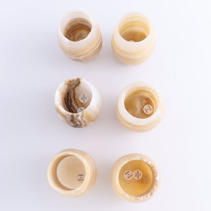 One Mexicano Onyx/Calcite Candle Holder - Expert Wholesale and Supplier of Wholesale Crystals & Bulk Gemstones, ["Calcite","Candle Holder","Catalog Onyx","Mexico","onyx"]