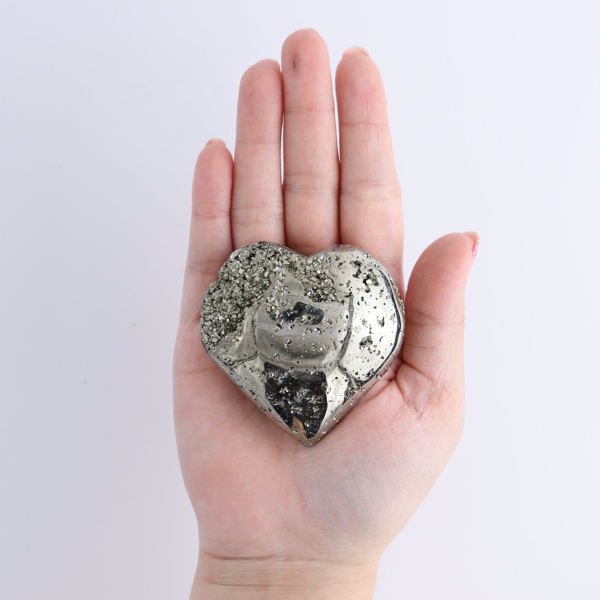 Pyrite Hearts Set of 9 - Expert Wholesale and Supplier of Wholesale Crystals & Bulk Gemstones, ["Hearts","Peru","Pyrite"]