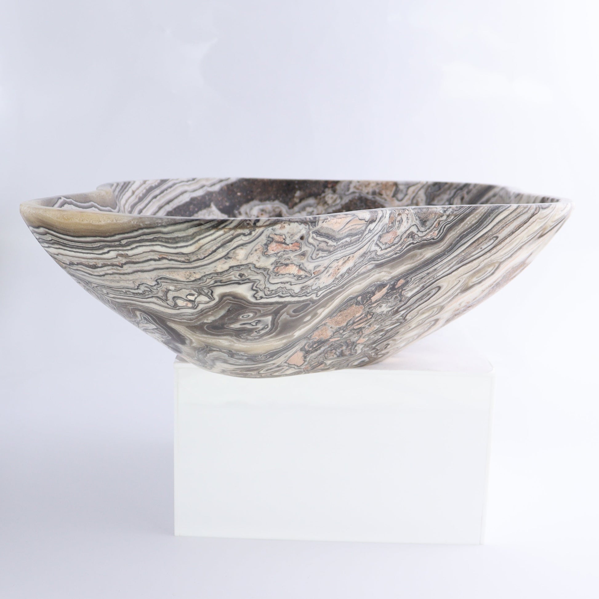 Mexican Onyx/Calcite Bowl - Expert Wholesale and Supplier of Wholesale Crystals & Bulk Gemstones, ["Bowls","Calcite","Mexico","onyx"]