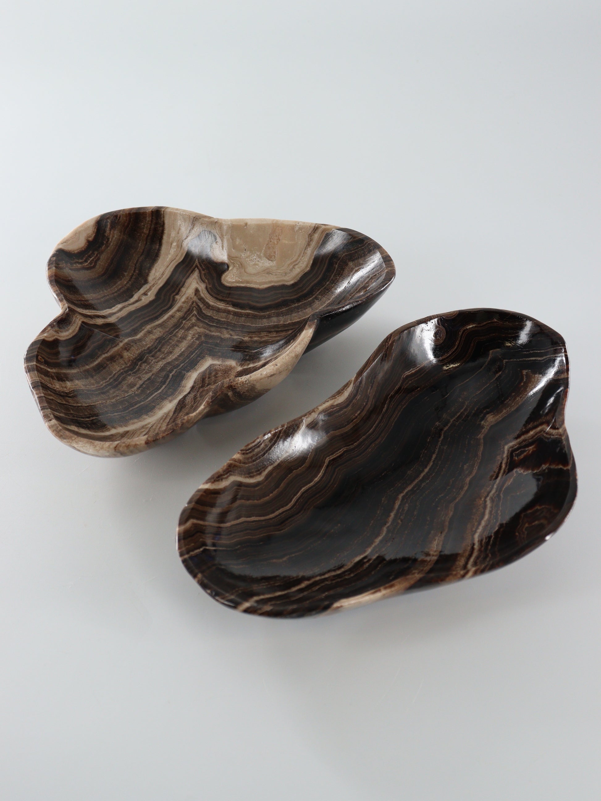 Chocolate Onyx Bowls Set of 2 - Expert Wholesale and Supplier of Wholesale Crystals & Bulk Gemstones, []