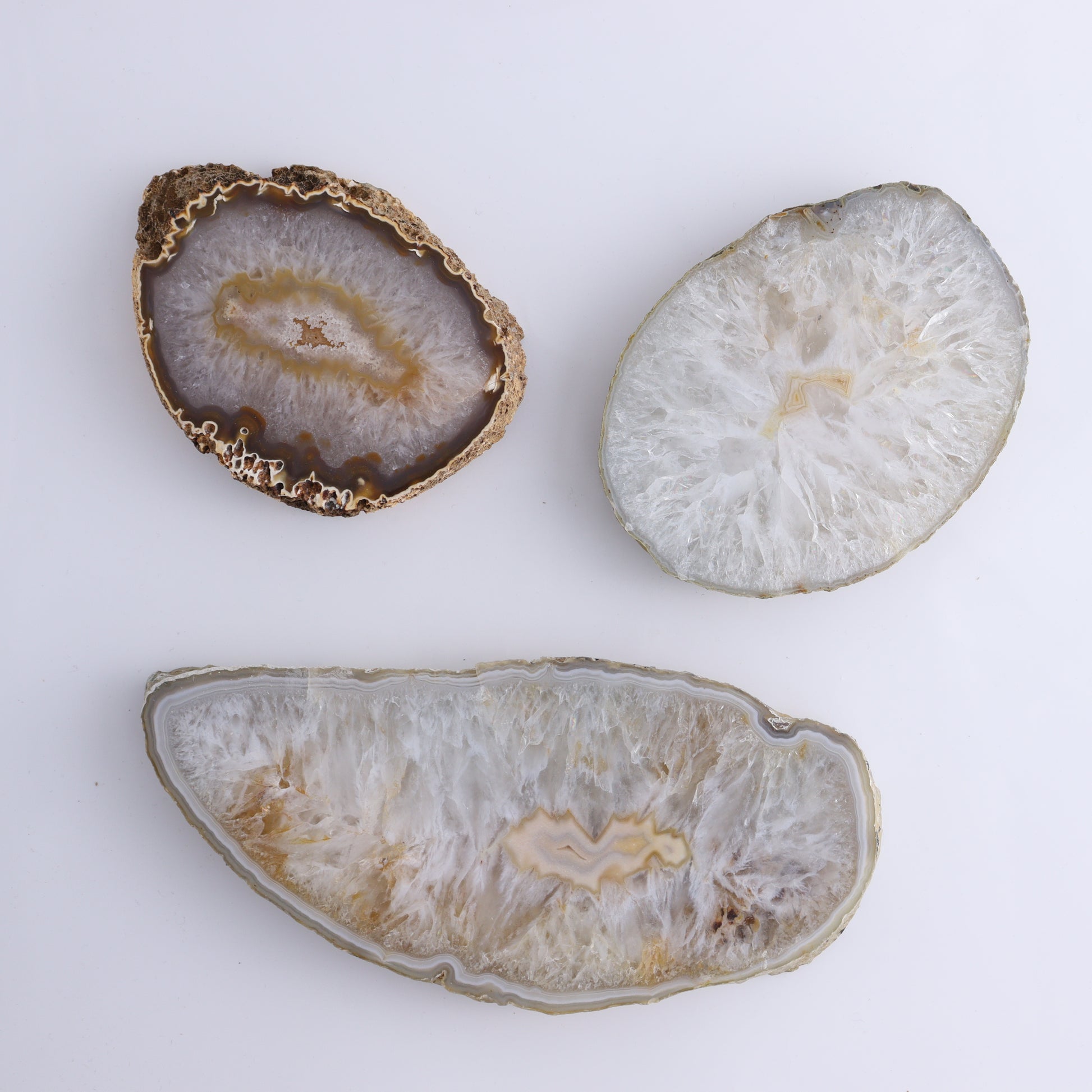 Agate Slices and Slabs Set of 6 - Expert Wholesale and Supplier of Wholesale Crystals & Bulk Gemstones, ["Agate","Brazil","Slices and Slabs"]