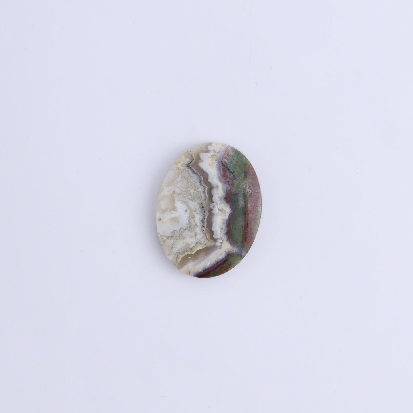 One Moss Agate Oval Cab - Expert Wholesale and Supplier of Wholesale Crystals & Bulk Gemstones, ["Agate","Cabs","Moss Agate","Oval"]