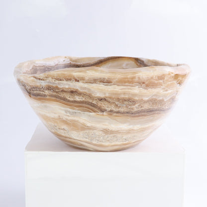 Mexican Onyx/Calcite Bowl - Expert Wholesale and Supplier of Wholesale Crystals & Bulk Gemstones, ["Bowls","Calcite","Mexico","onyx"]
