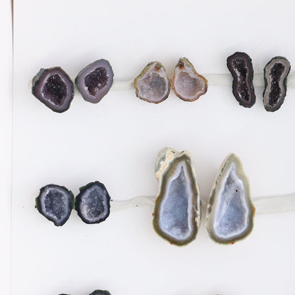 Tabasco Geodes 10 Pairs - Expert Wholesale and Supplier of Wholesale Crystals & Bulk Gemstones, ["Geodes","Tabasco Geode"]