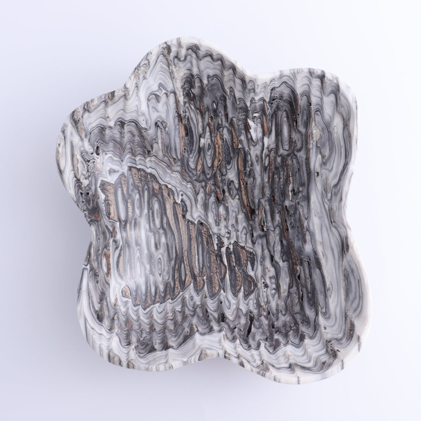 One Bowl Mexican Onyx/Calcite Black/White Zebra - Expert Wholesale and Supplier of Wholesale Crystals & Bulk Gemstones, ["bowl","Calcite","Catalog Onyx","Decorative Dish","Mexico","onyx"]