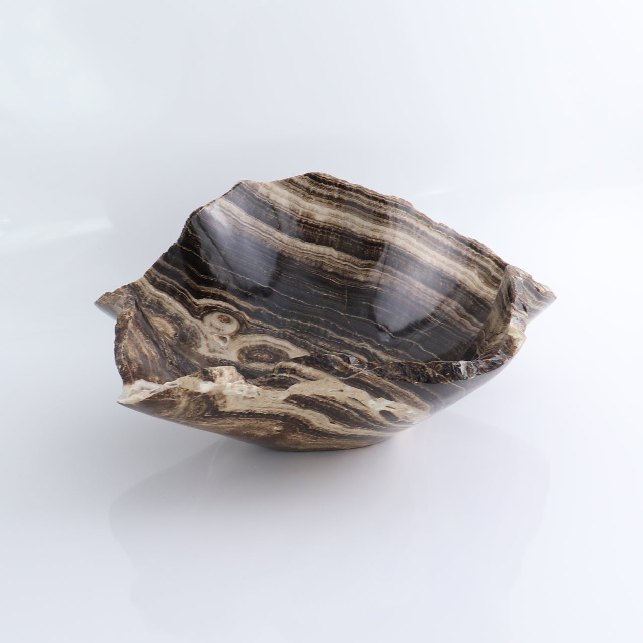 Mexican Onyx/Calcite Bowl 13"