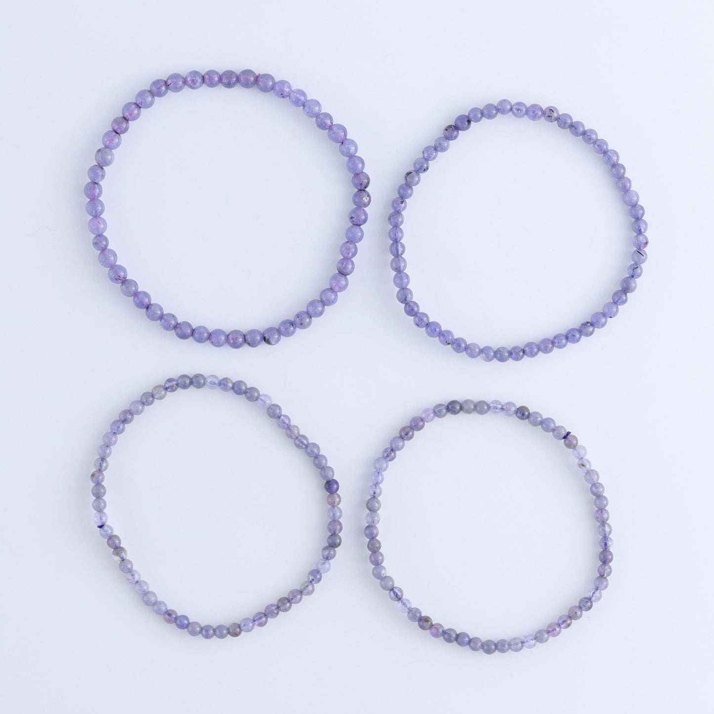 One Tanzinite 3 - 4 mm Bracelet - Expert Wholesale and Supplier of Wholesale Crystals & Bulk Gemstones, ["Bracelet","bracelets","Tanzinite"]