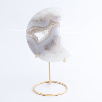 Agate Moons with Stand Set of 5 - Expert Wholesale and Supplier of Wholesale Crystals & Bulk Gemstones, ["Agate","Brazil","moons"]