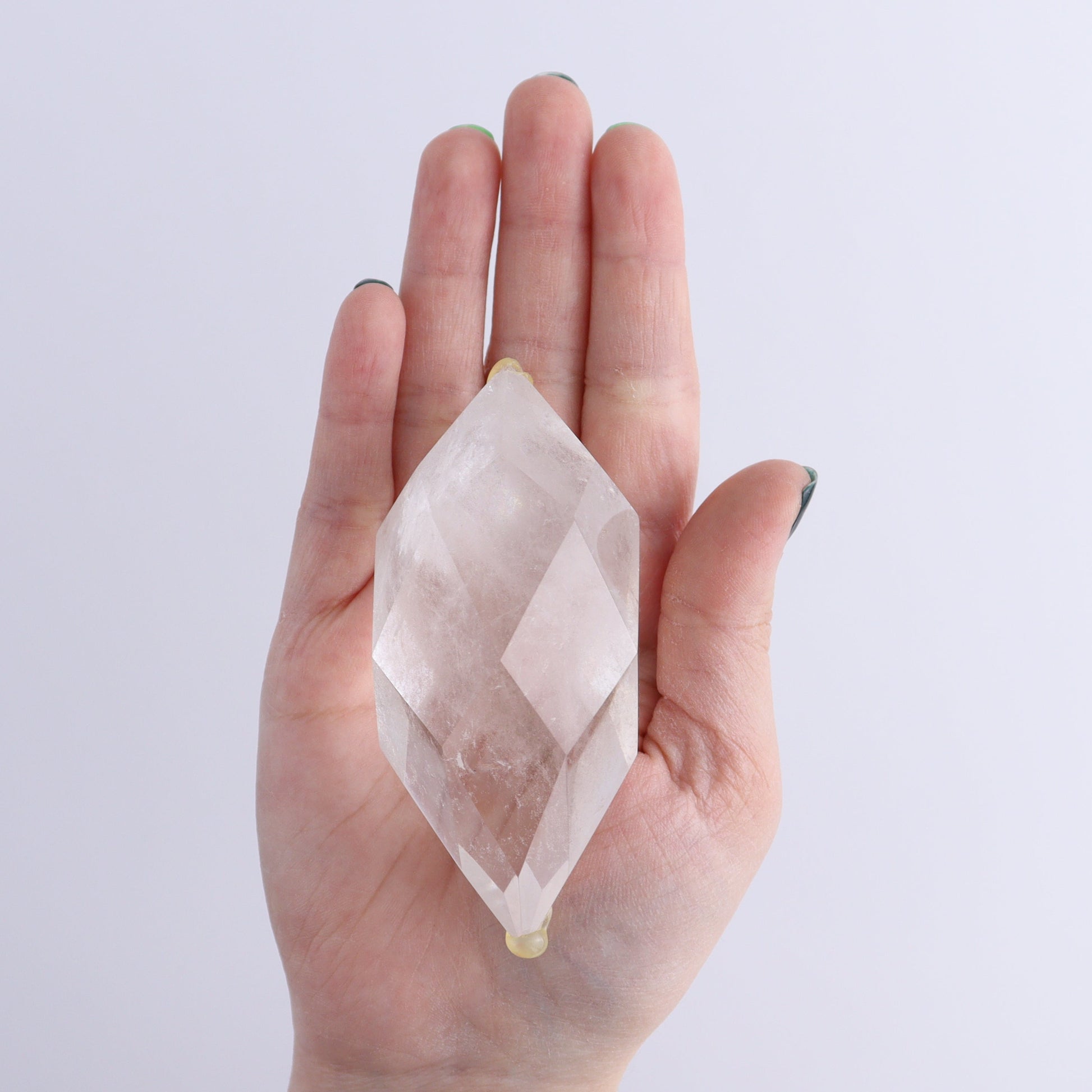 Quartz Faceted Double Points Set of 11 - Expert Wholesale and Supplier of Wholesale Crystals & Bulk Gemstones, ["Brazil","Clear Quartz","Mixed Carvings","Quartz"]