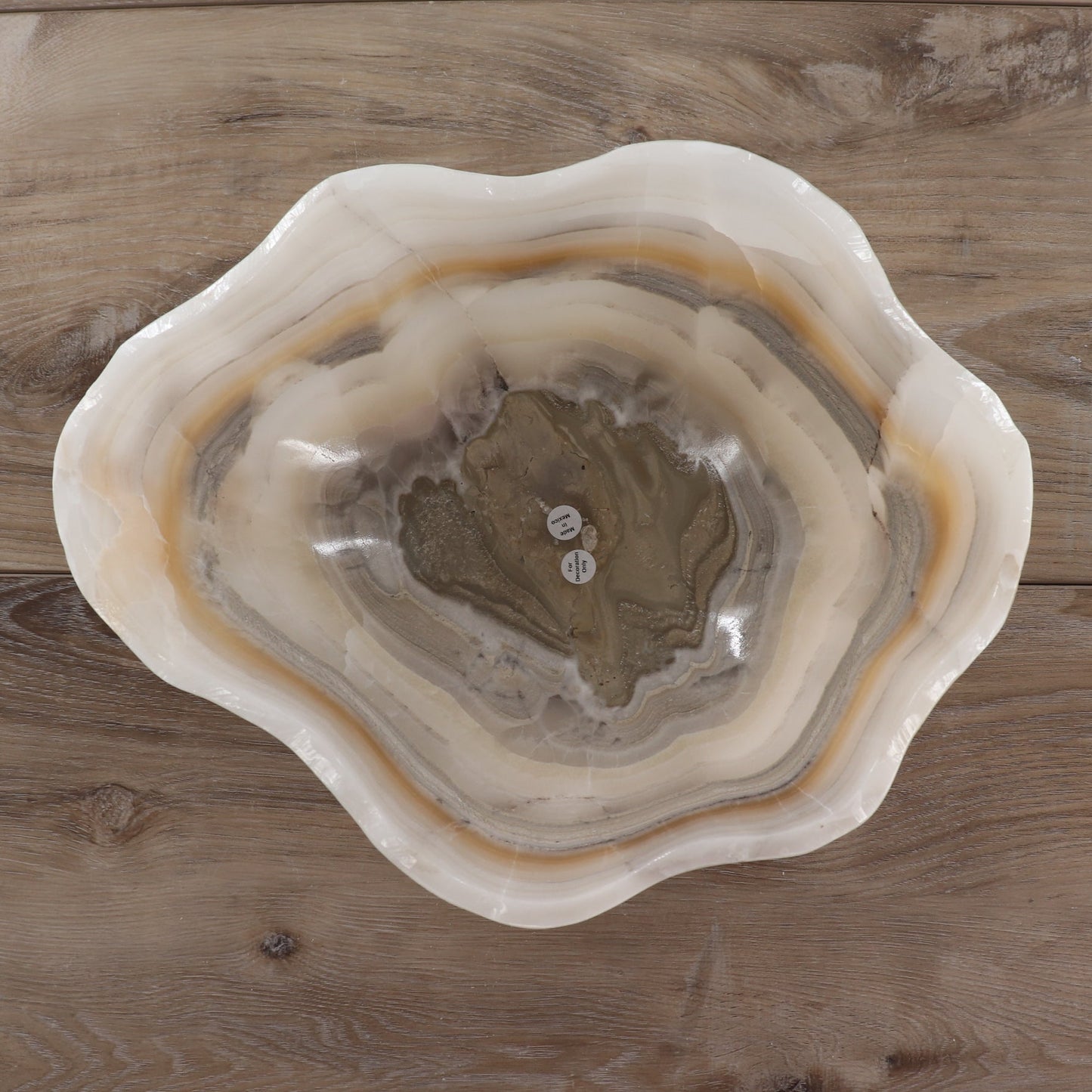 Mexican Onyx/Calcite Bowl 12"