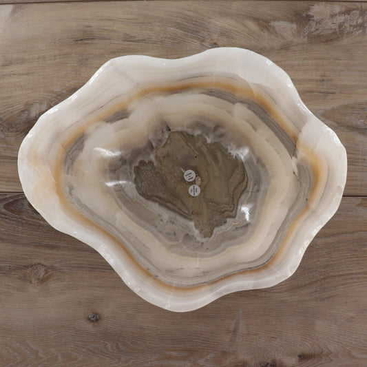 Mexican Onyx/Calcite Bowl 12"