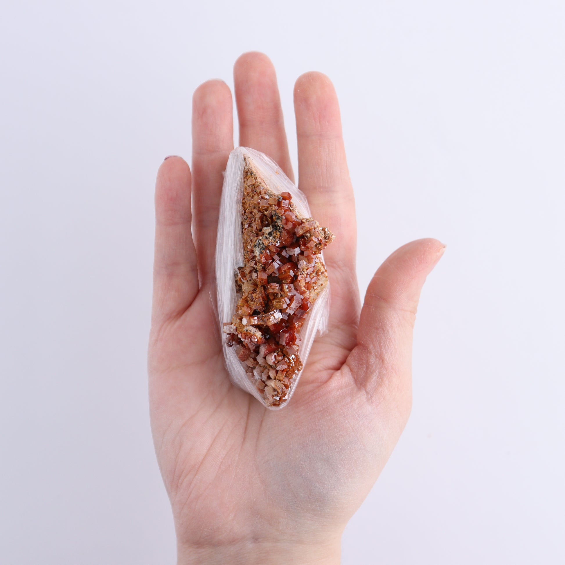 Vanadinite on Barite Flat from Morocco - Expert Wholesale and Supplier of Wholesale Crystals & Bulk Gemstones, ["Barite","Flats","Morocco","Vanadinite","Vanadinite Barite"]