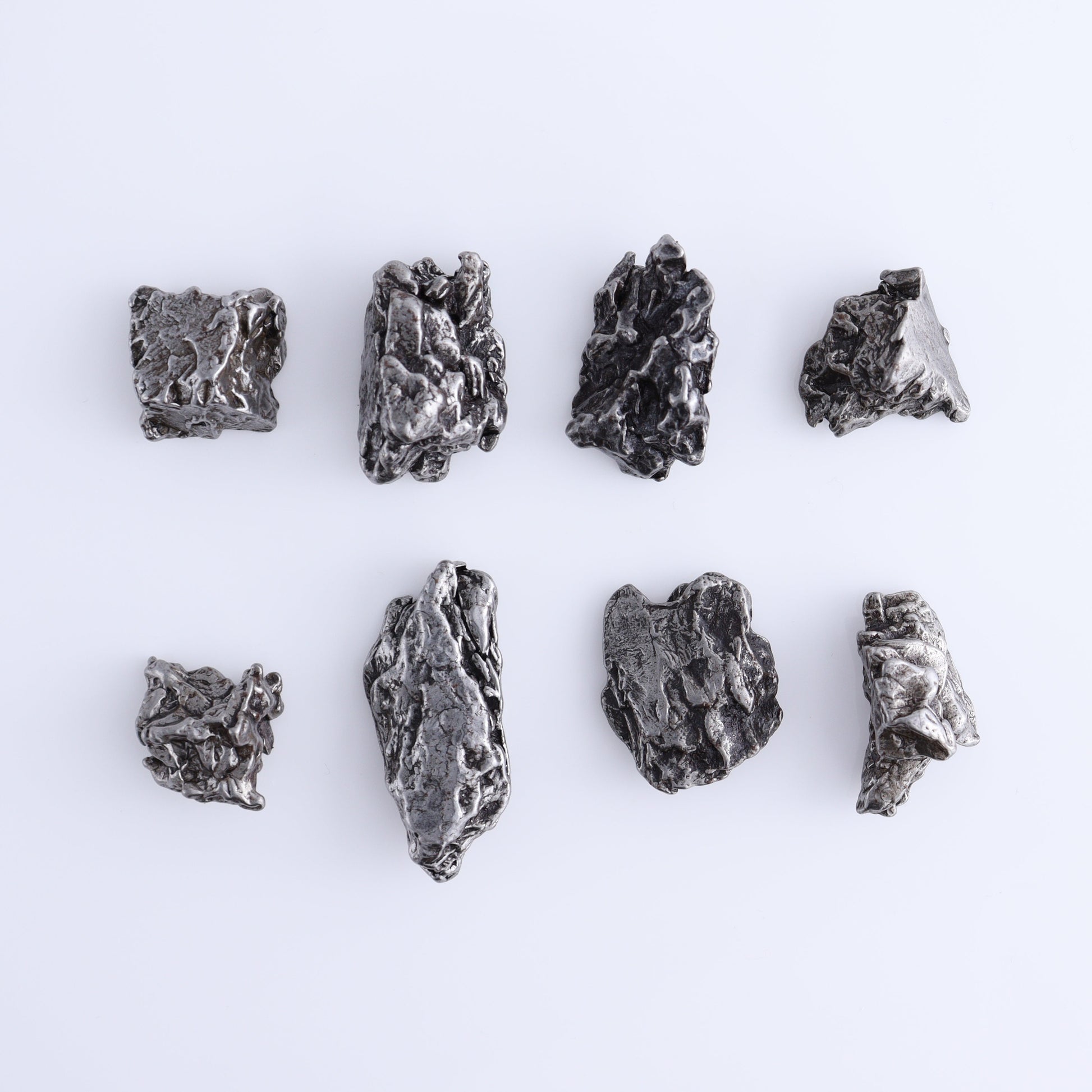 Campos del Cielo Meteorites Set of 8 - Expert Wholesale and Supplier of Wholesale Crystals & Bulk Gemstones, ["Meteorite","Rough","Roughs"]
