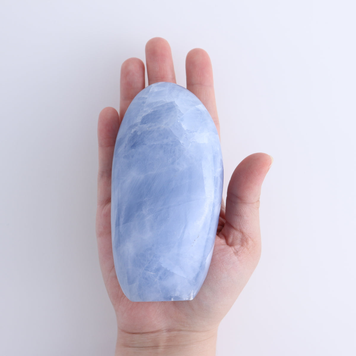 Blue Calcite Freeforms Set of 4