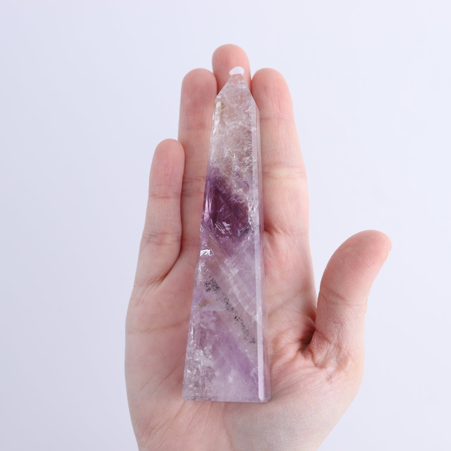 Amethyst Obelisks Set of 6 - Expert Wholesale and Supplier of Wholesale Crystals & Bulk Gemstones, ["Amethyst","Brazil","Obelisk"]