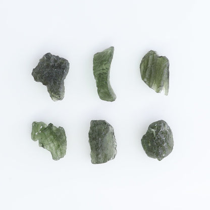 Moldavite Pieces Set of 6