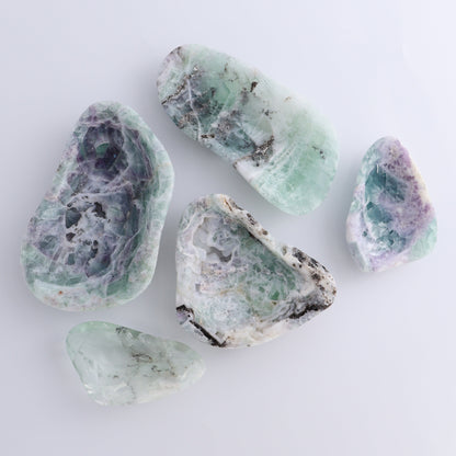 Fluorite Bowls Set of 5 - Expert Wholesale and Supplier of Wholesale Crystals & Bulk Gemstones, ["Bowls","Fluorite","Mexico"]