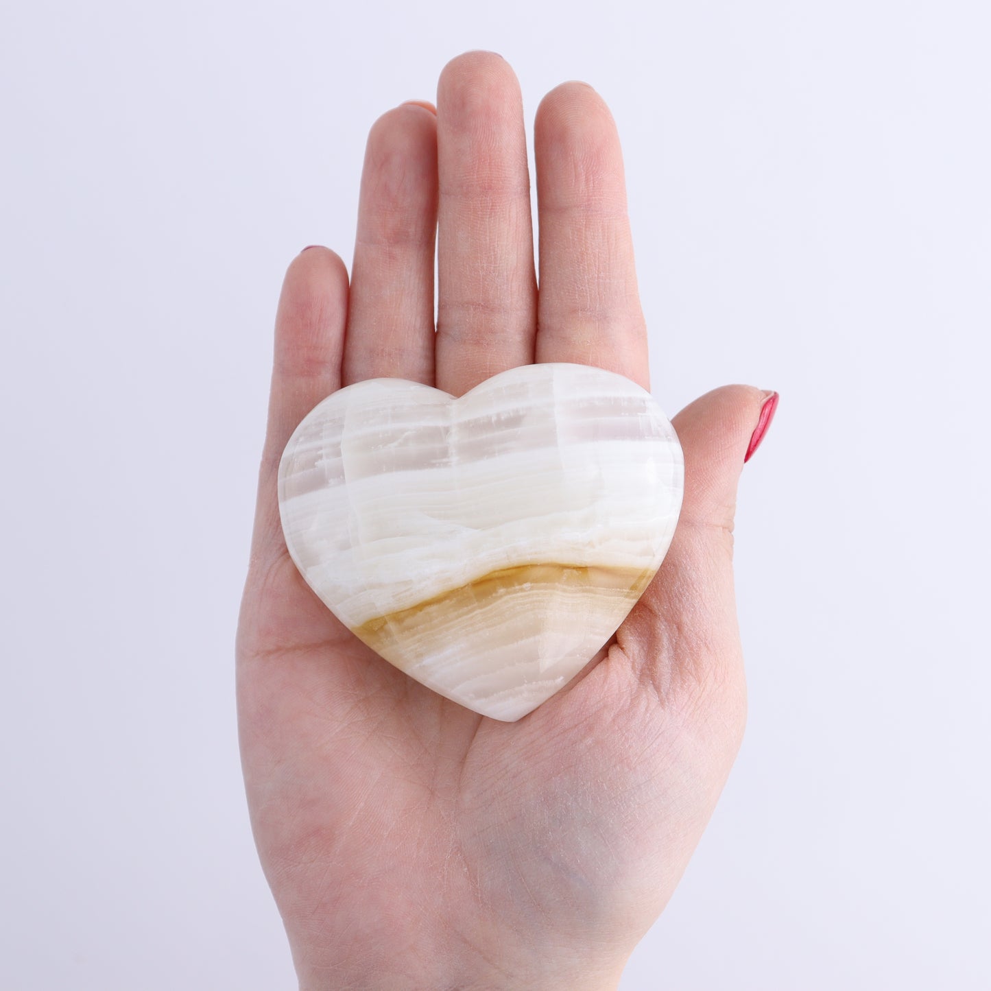 Onyx/Calcite Hearts Set of 7 - Expert Wholesale and Supplier of Wholesale Crystals & Bulk Gemstones, ["Calcite","Hearts","Mexico","onyx"]