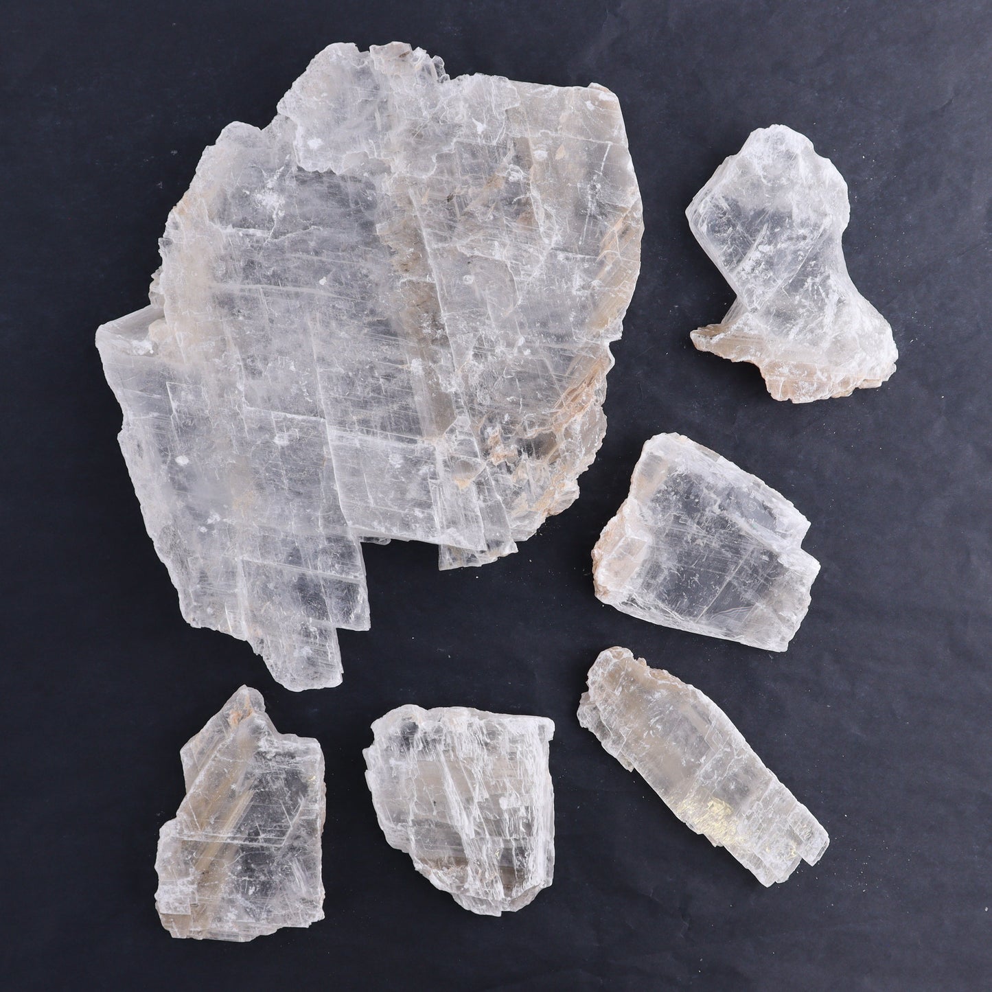 Selenite Slices Set of 6 - Expert Wholesale and Supplier of Wholesale Crystals & Bulk Gemstones, ["selenite","Slices and Slabs"]