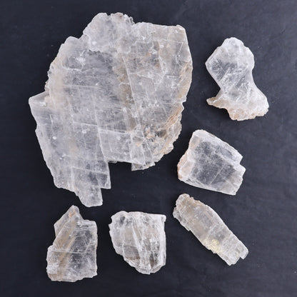 Selenite Slices Set of 6 - Expert Wholesale and Supplier of Wholesale Crystals & Bulk Gemstones, ["selenite","Slices and Slabs"]