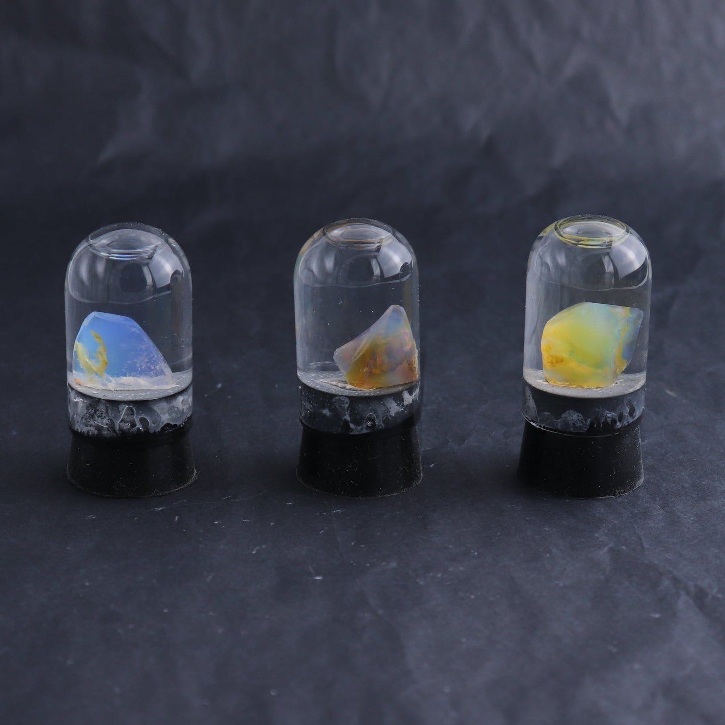 Ethiopian Opal Rough in Water Set of 3