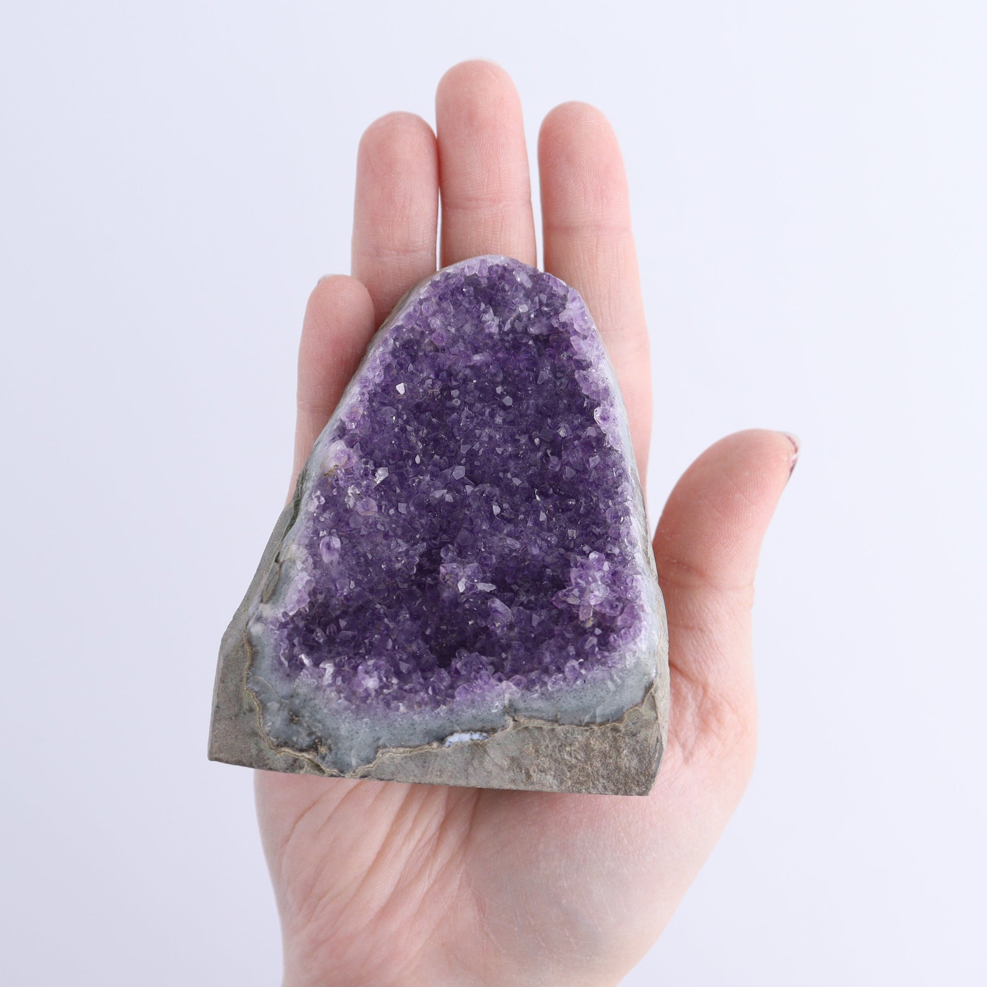 Uruguay Amethyst Cut Base Set of 6 - Expert Wholesale and Supplier of Wholesale Crystals & Bulk Gemstones, ["Amethyst","Cut Base","Uruguay"]