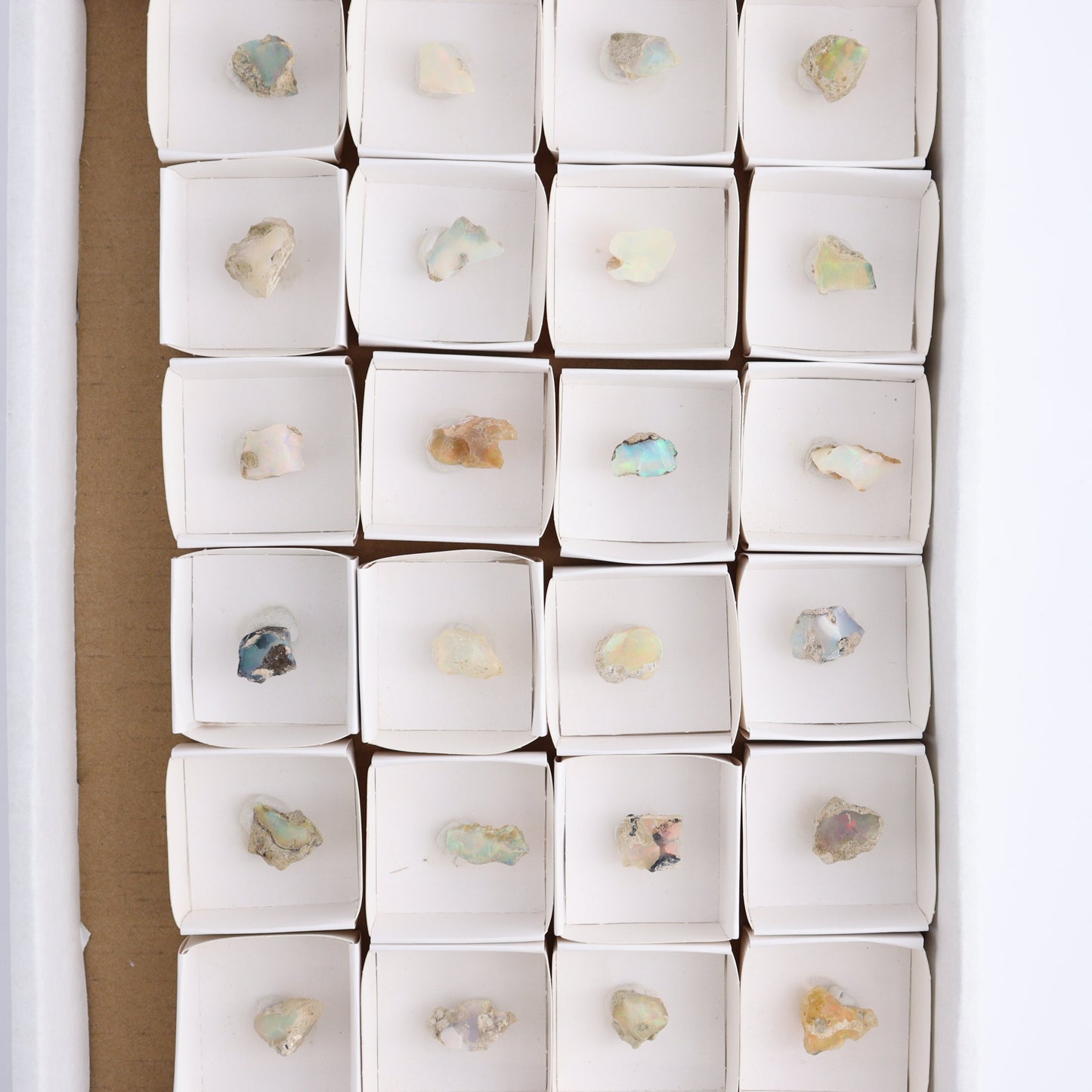 Ethiopian Opal Set of 24 - Expert Wholesale and Supplier of Wholesale Crystals & Bulk Gemstones, ["Ethiopia","ethiopian opal","Opal"]