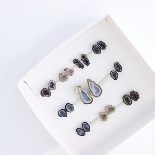 Tabasco Geodes 10 Pairs - Expert Wholesale and Supplier of Wholesale Crystals & Bulk Gemstones, ["Geodes","Tabasco Geode"]