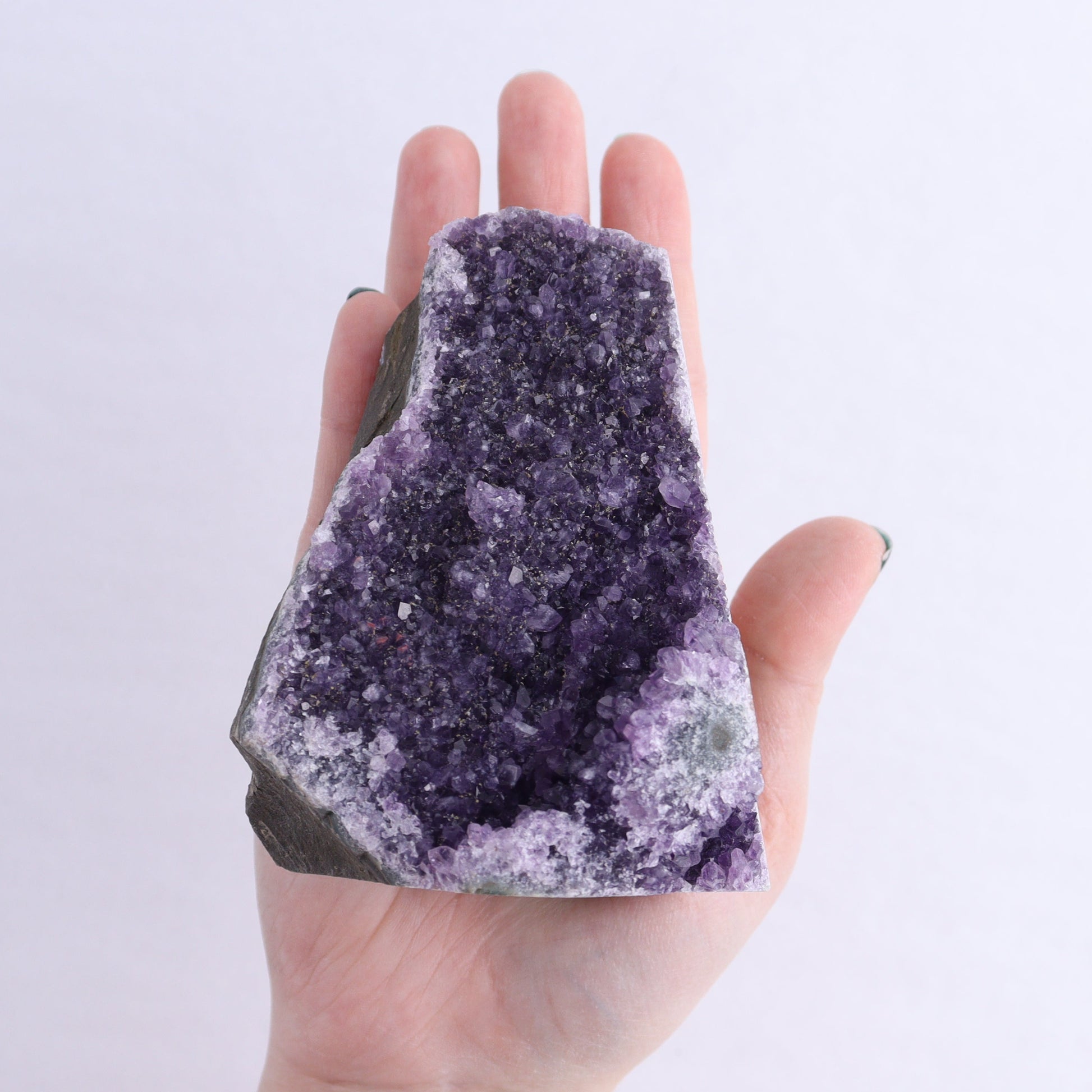Uruguay Amethyst Cut Base Set of 8 - Expert Wholesale and Supplier of Wholesale Crystals & Bulk Gemstones, ["Amethyst","Cut Base","Uruguay"]
