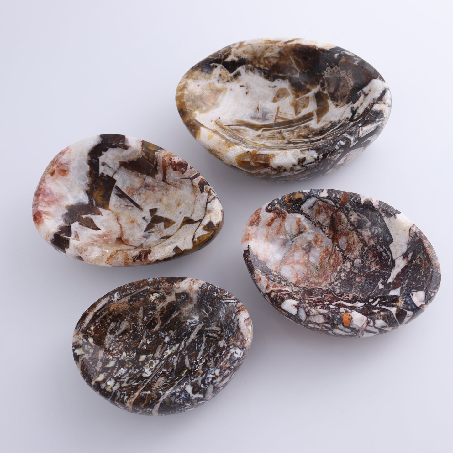 Agate Bowls Set of 4 - Expert Wholesale and Supplier of Wholesale Crystals & Bulk Gemstones, ["Agate","Bowls"]